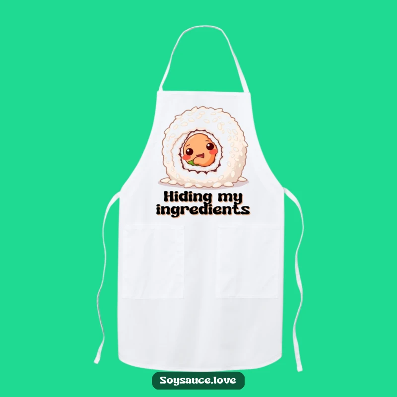 Funny Sushi Roll Apron - Kitchen Mischief, Rice Guard, Fantastic Funny Gift
