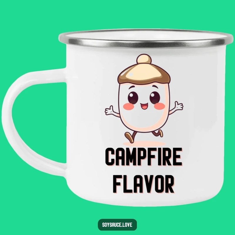 Funny Soy Sauce Cap Camping Mug - Happy Hopping Outdoors