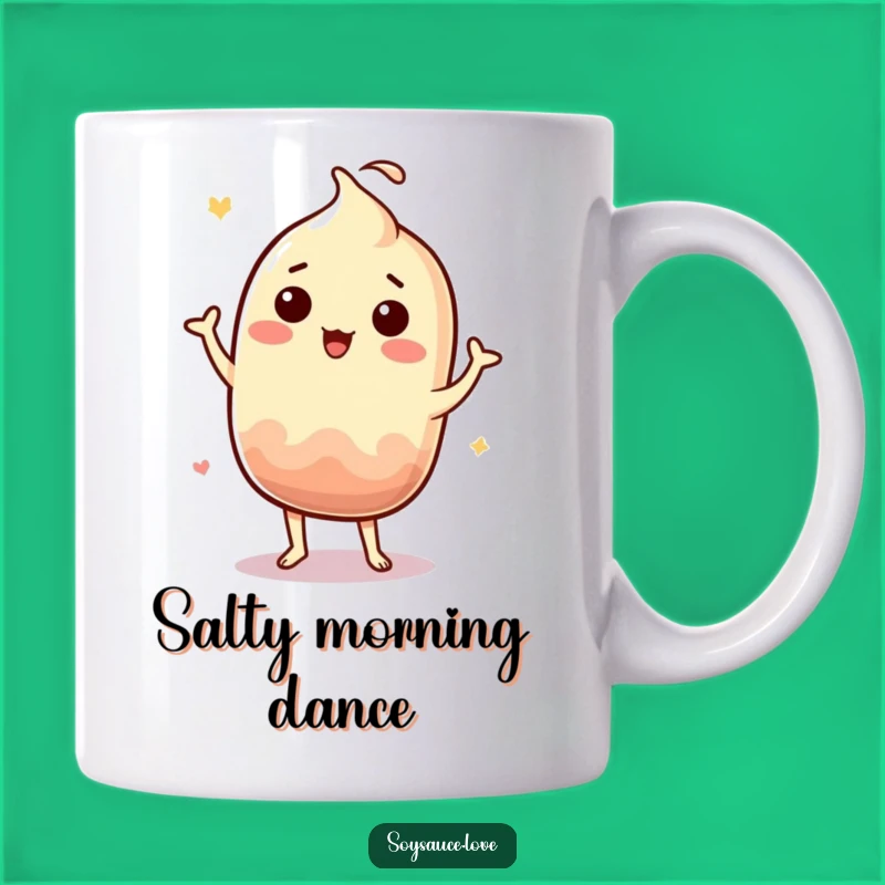 Funny Kawaii Soy Sauce Jig Mug - Silly Dance Gift for Foodies