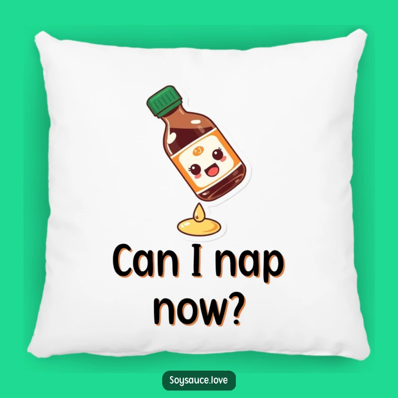 Comfy Funny Slipping Soy Sauce Bottle Pillow - Comical Accent Gift
