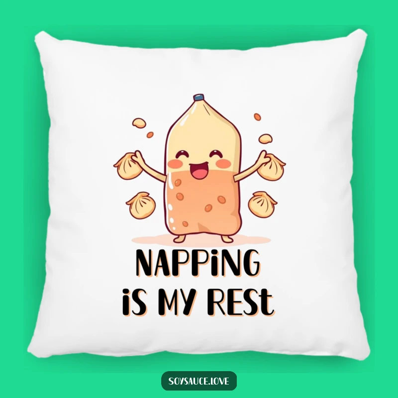 Funny Dumpling Juggling Sachet Pillow: Cuddle Up with Culinary Comedy!