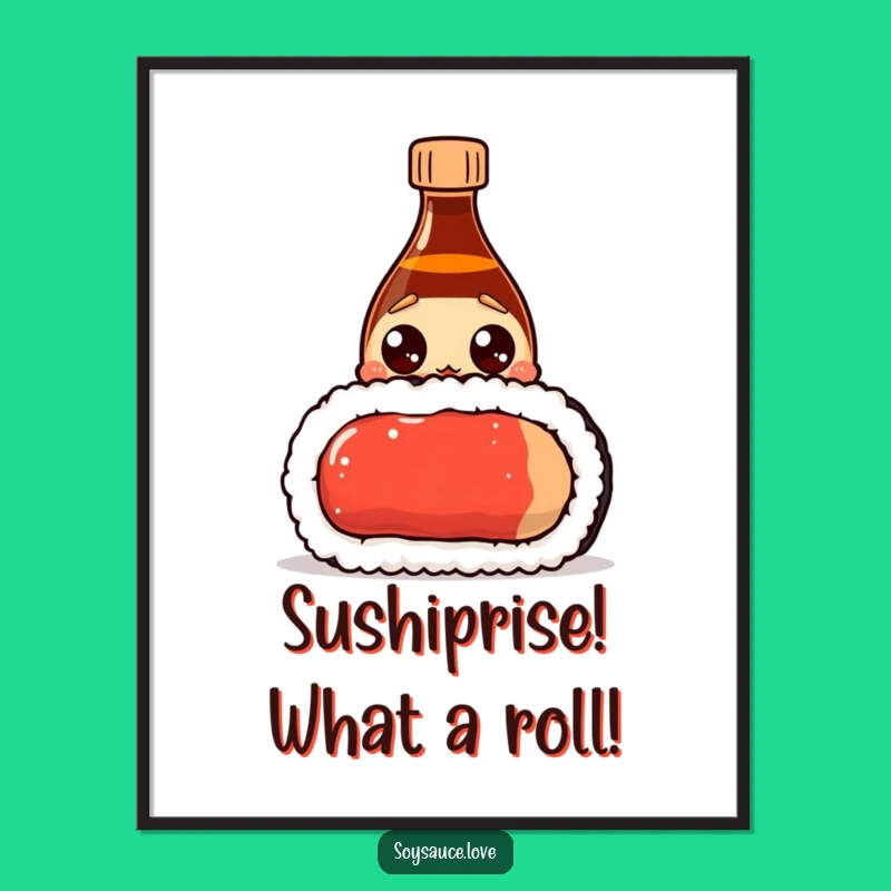 Add a quirky focal point to your walls! This Free Printable Wall Art features a surprised sauce bottle and is easy to Print at Home.