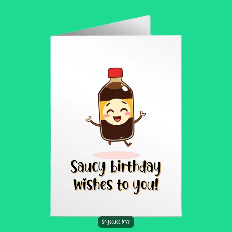 Free Printable Birthday Card: Funny Soy Sauce Jig, Hilarious Birthday Greeting!