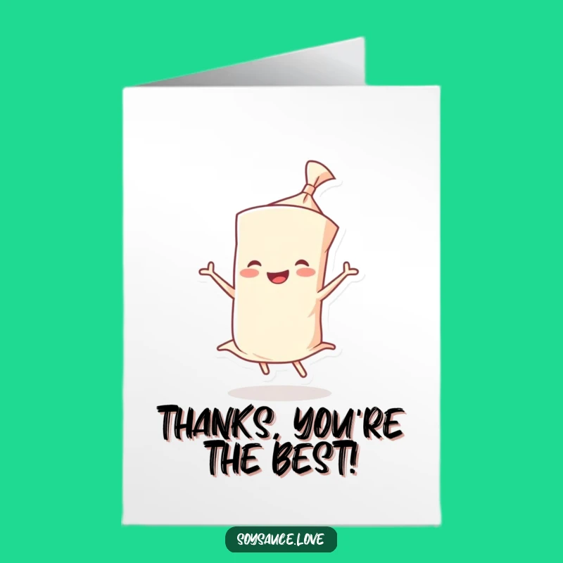 Hilarious Thank You Card Free Printable: Wonton Twirl Thanks, Funny Downloadable Gift