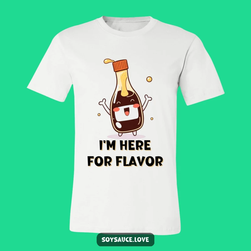 Funny Kawaii Soy Sauce Bottle T-Shirt: Wear Your Enthusiasm with a Splash of Style!