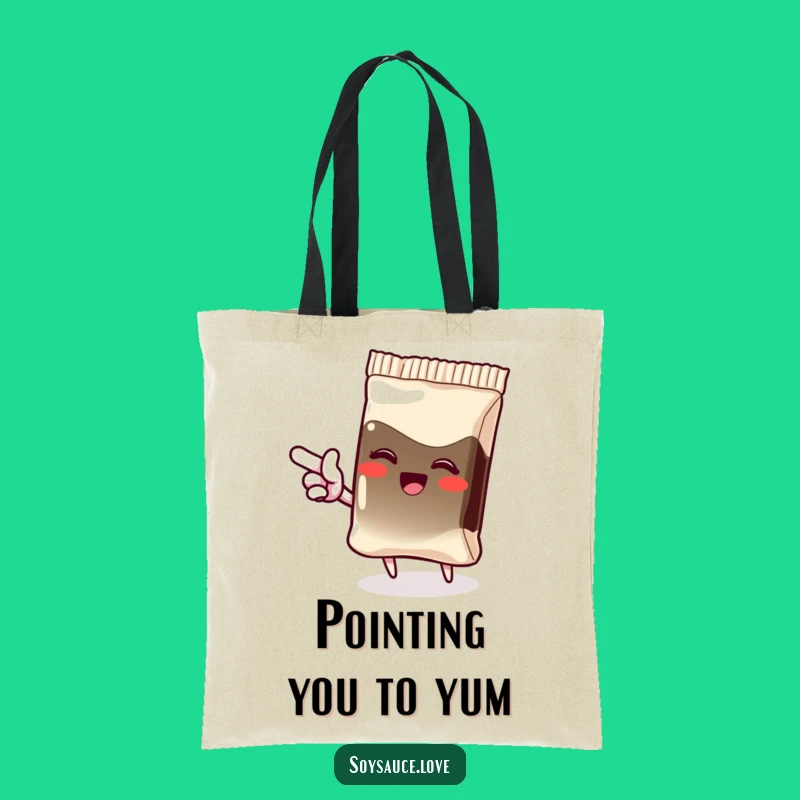 Funny Giggling Soy Sauce Tote Bag, Carry Your Joyful Style Everywhere